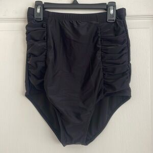 Coral Reef Black Swim Sun Baked Bottoms